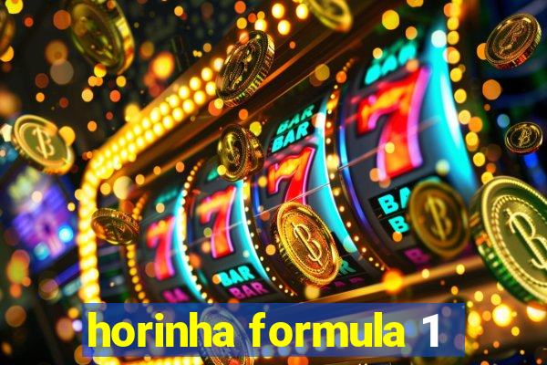 horinha formula 1